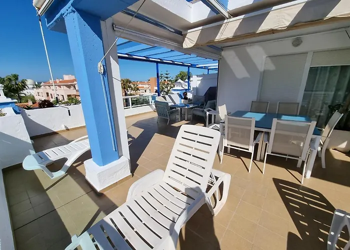 Atico En Costa Ballena Con Barbacoa, Aire Acondicionado Y Wifi